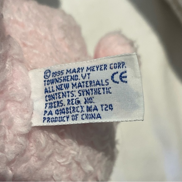 Mary Meyer Pink Plush Bunny Rabbit vinyl - Picture 5 of 9